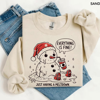 Just Having A Meltdown Christmas T-Shirt/Sweatshirt/Hoodie