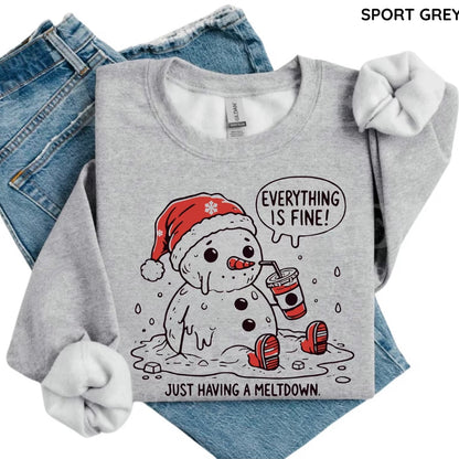 Just Having A Meltdown Christmas T-Shirt/Sweatshirt/Hoodie