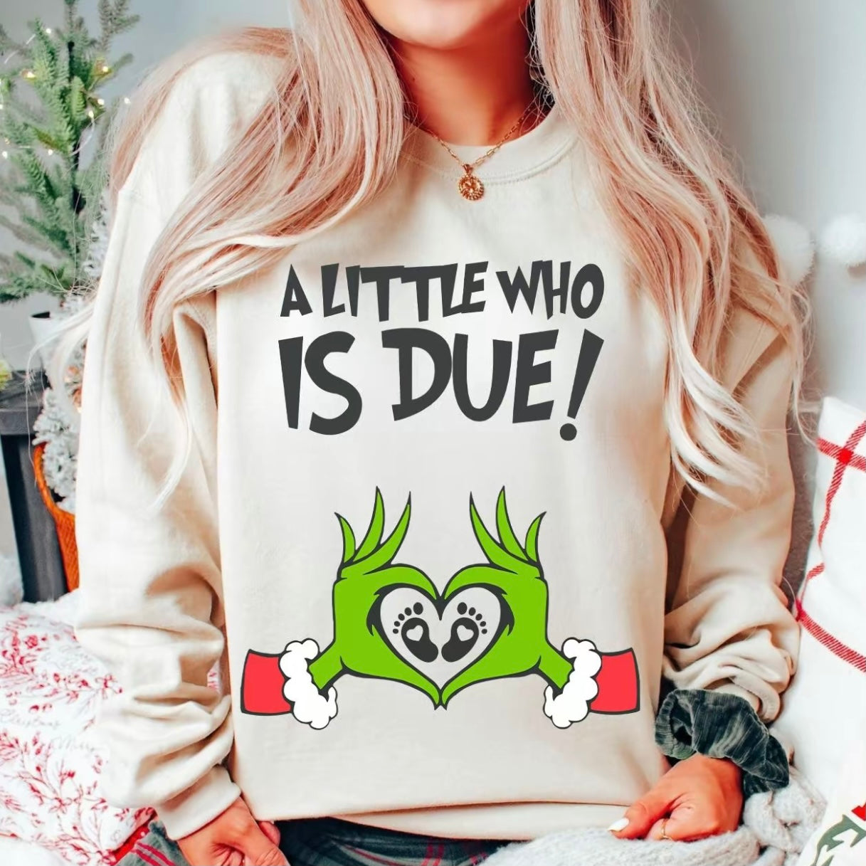 A Little Who Is Due Christmas T-Shirt/Sweatshirt/Hoodie
