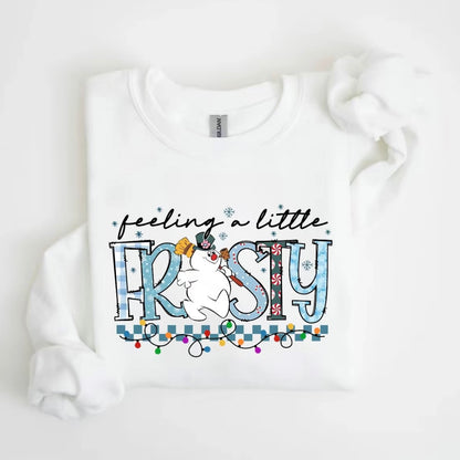 Feeling A Little Frosty Cute Snowman T-Shirt/Sweatshirt/Hoodie
