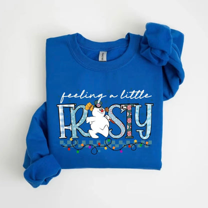Feeling A Little Frosty Cute Snowman T-Shirt/Sweatshirt/Hoodie