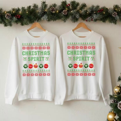 Funny Couple Christmas Spirit T-Shirt/Sweatshirt/Hoodie