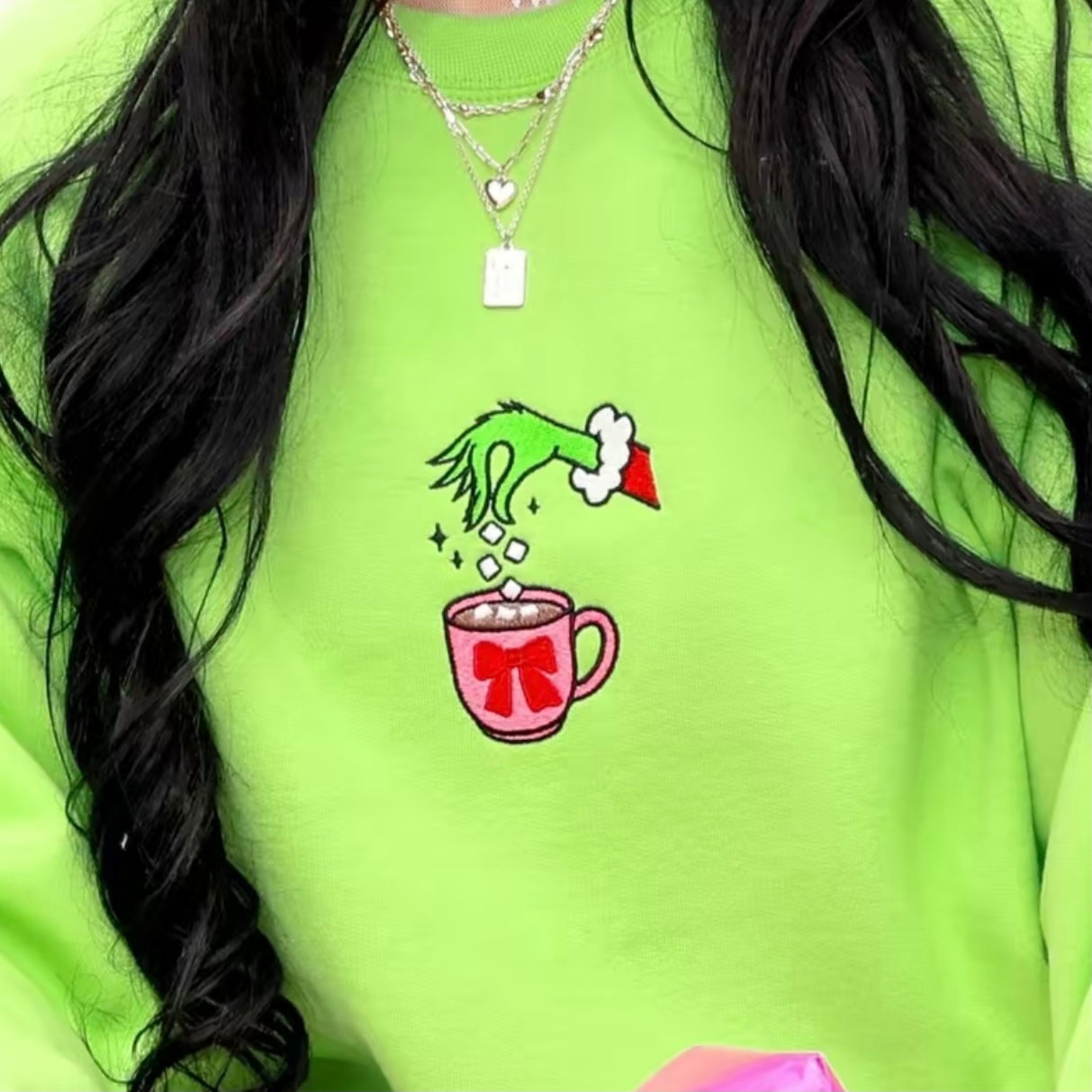 Embroidered Christmas Drink T-Shirt/Sweatshirt/Hoodie