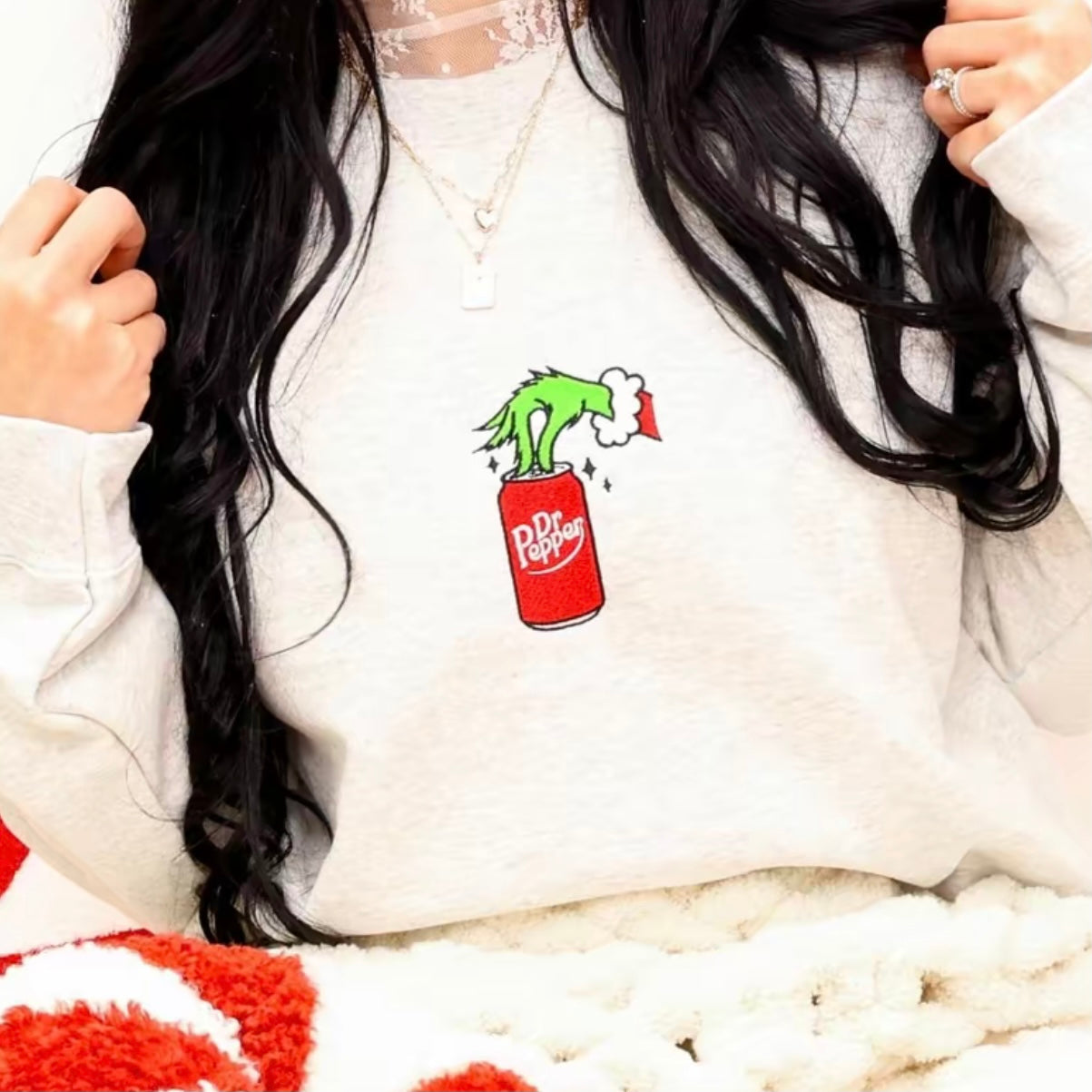 Embroidered Christmas Drink T-Shirt/Sweatshirt/Hoodie