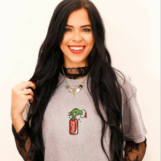 Embroidered Christmas Drink T-Shirt/Sweatshirt/Hoodie