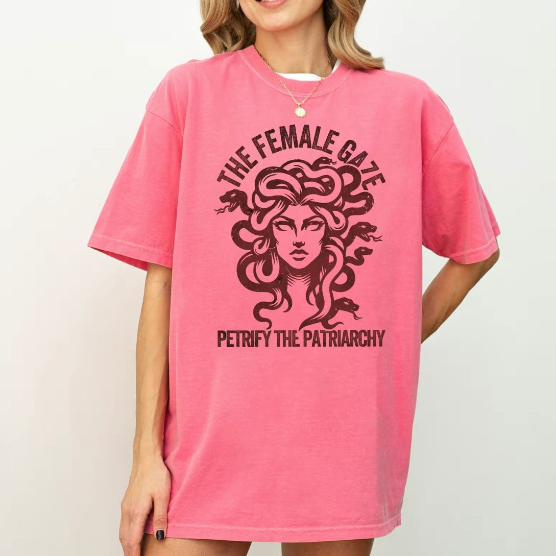 Vintage The Female Gaze Petrify The Patriarchy T-Shirt/Sweatshirt/Hoodie