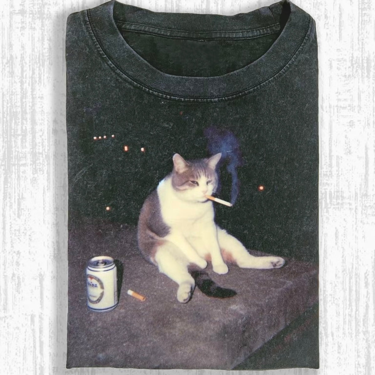 EMO Cat Printed design T-Shirt/Sweatshirt/Hoodie