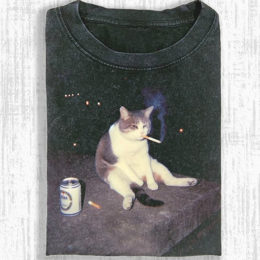 EMO Cat Printed design T-Shirt/Sweatshirt/Hoodie