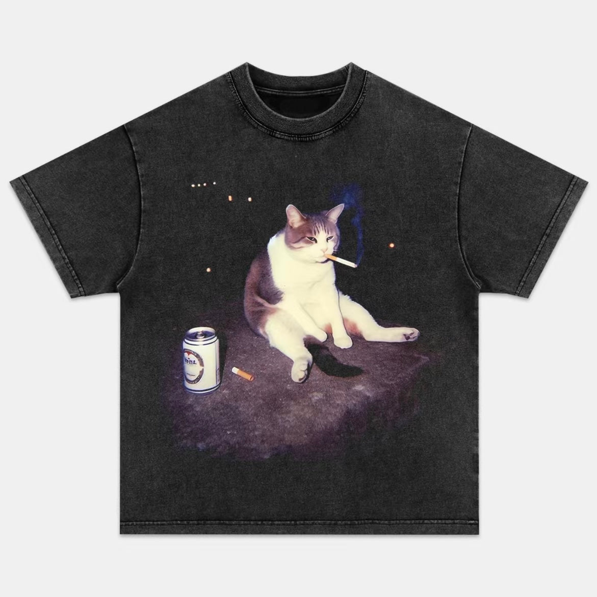 EMO Cat Printed design T-Shirt/Sweatshirt/Hoodie