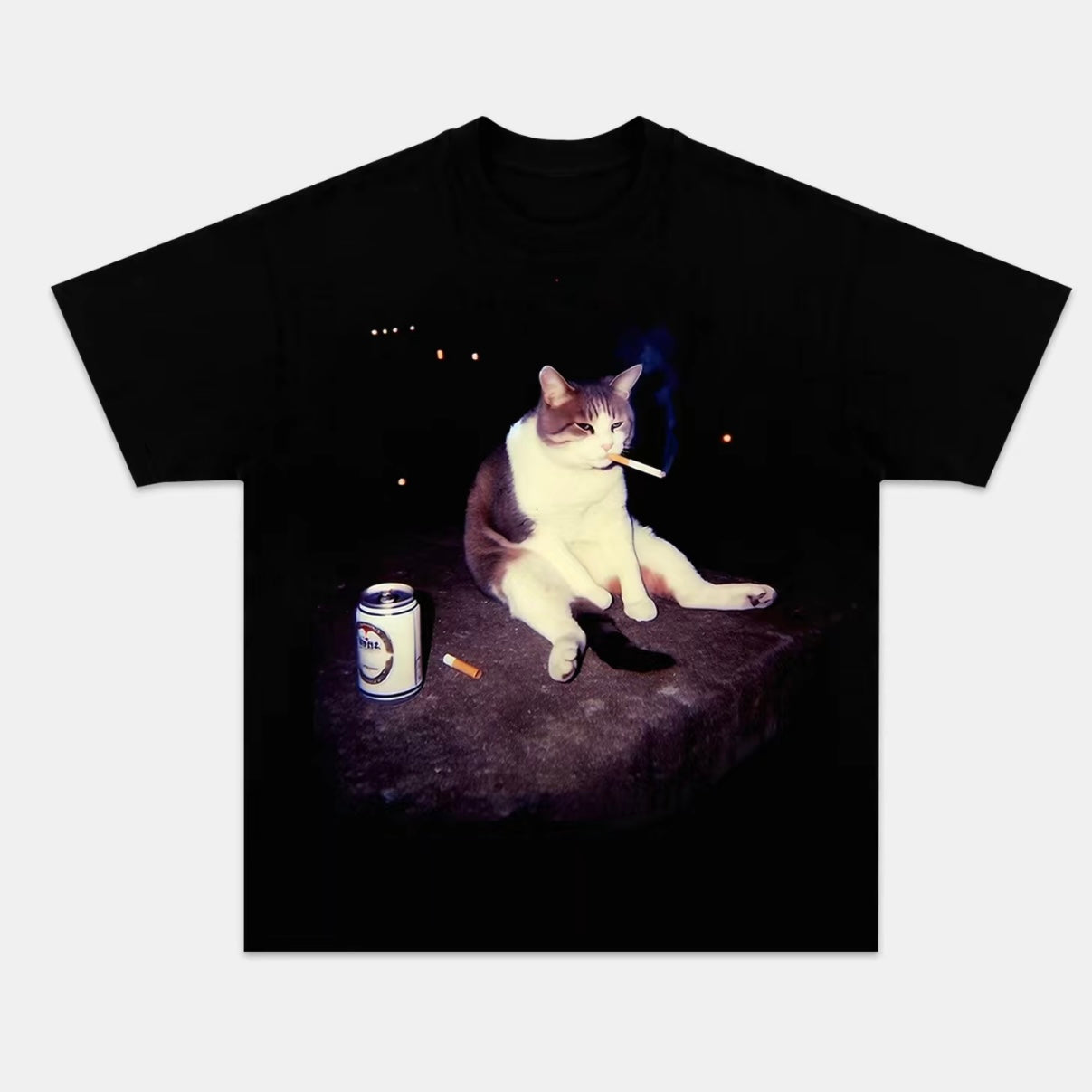 EMO Cat Printed design T-Shirt/Sweatshirt/Hoodie
