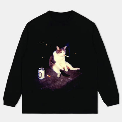 EMO Cat Printed design T-Shirt/Sweatshirt/Hoodie