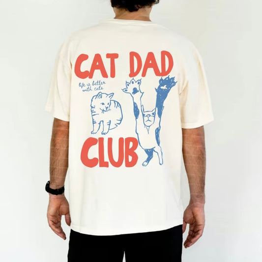 Cat Dad Club Funny T-Shirt/Sweatshirt/Hoodie