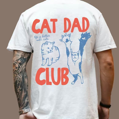 Cat Dad Club Funny T-Shirt/Sweatshirt/Hoodie