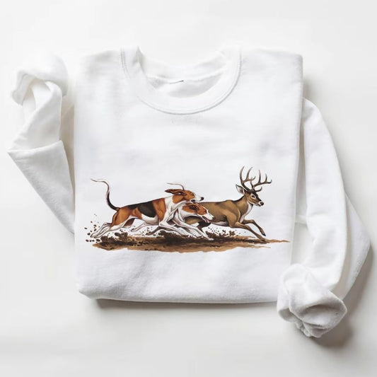 Hunting Walker Dog Deer Hunt T-Shirt/Sweatshirt/Hoodie