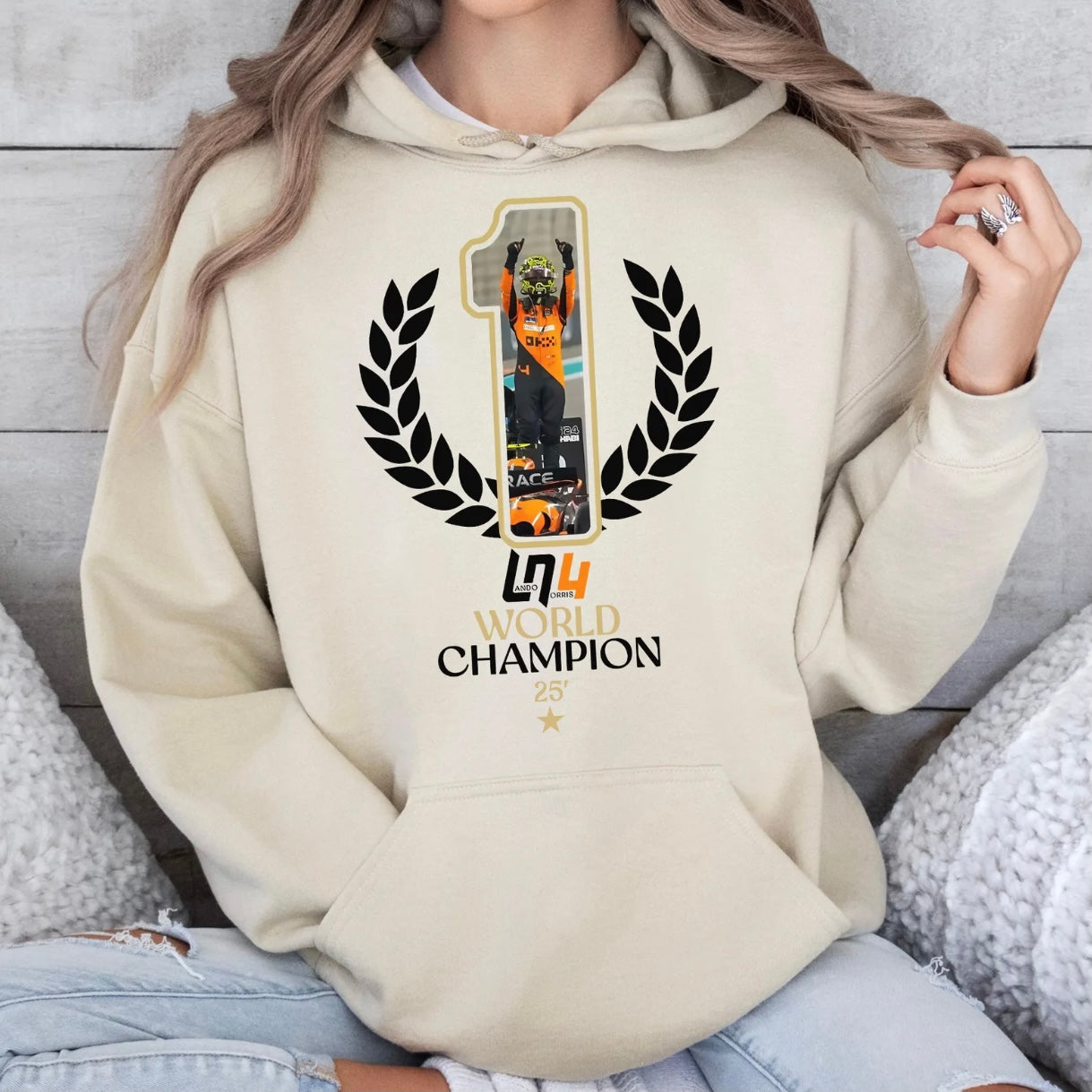 Lando Norris 2025 World Champion F1 T-Shirt/Sweatshirt/Hoodie
