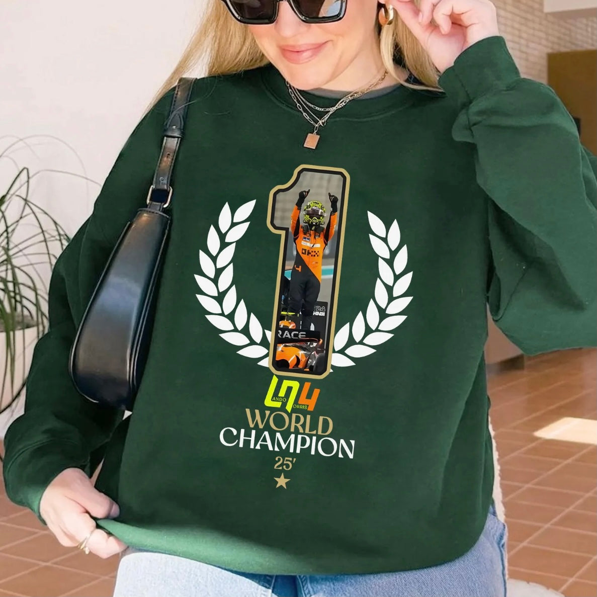 Lando Norris 2025 World Champion F1 T-Shirt/Sweatshirt/Hoodie
