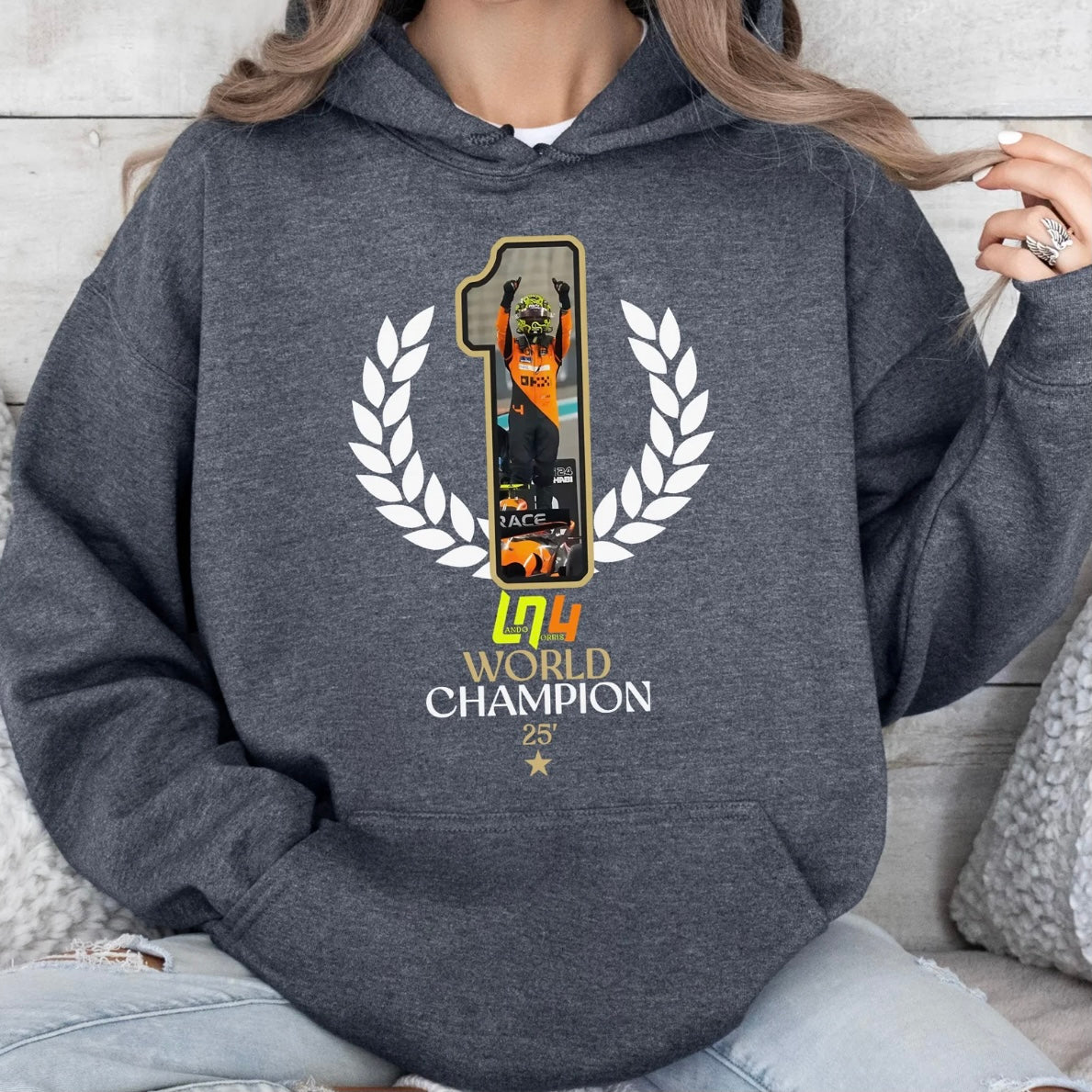Lando Norris 2025 World Champion F1 T-Shirt/Sweatshirt/Hoodie