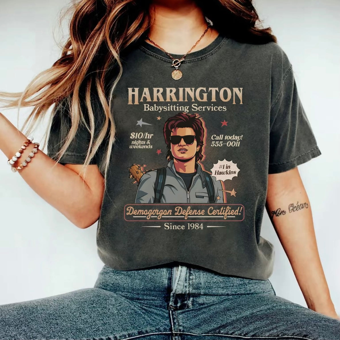 Retro Babysitter Harrington T-Shirt/Sweatshirt/Hoodie