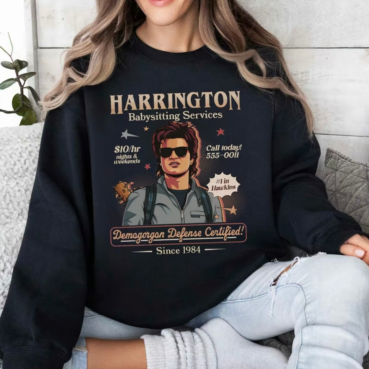 Retro Babysitter Harrington T-Shirt/Sweatshirt/Hoodie
