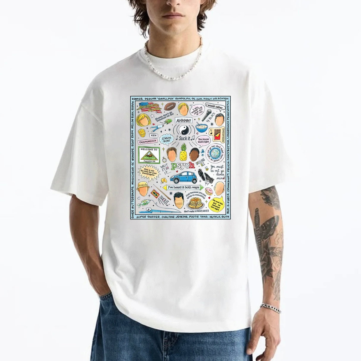 Psych TV Show Graphic T-Shirt/Sweatshirt/Hoodie