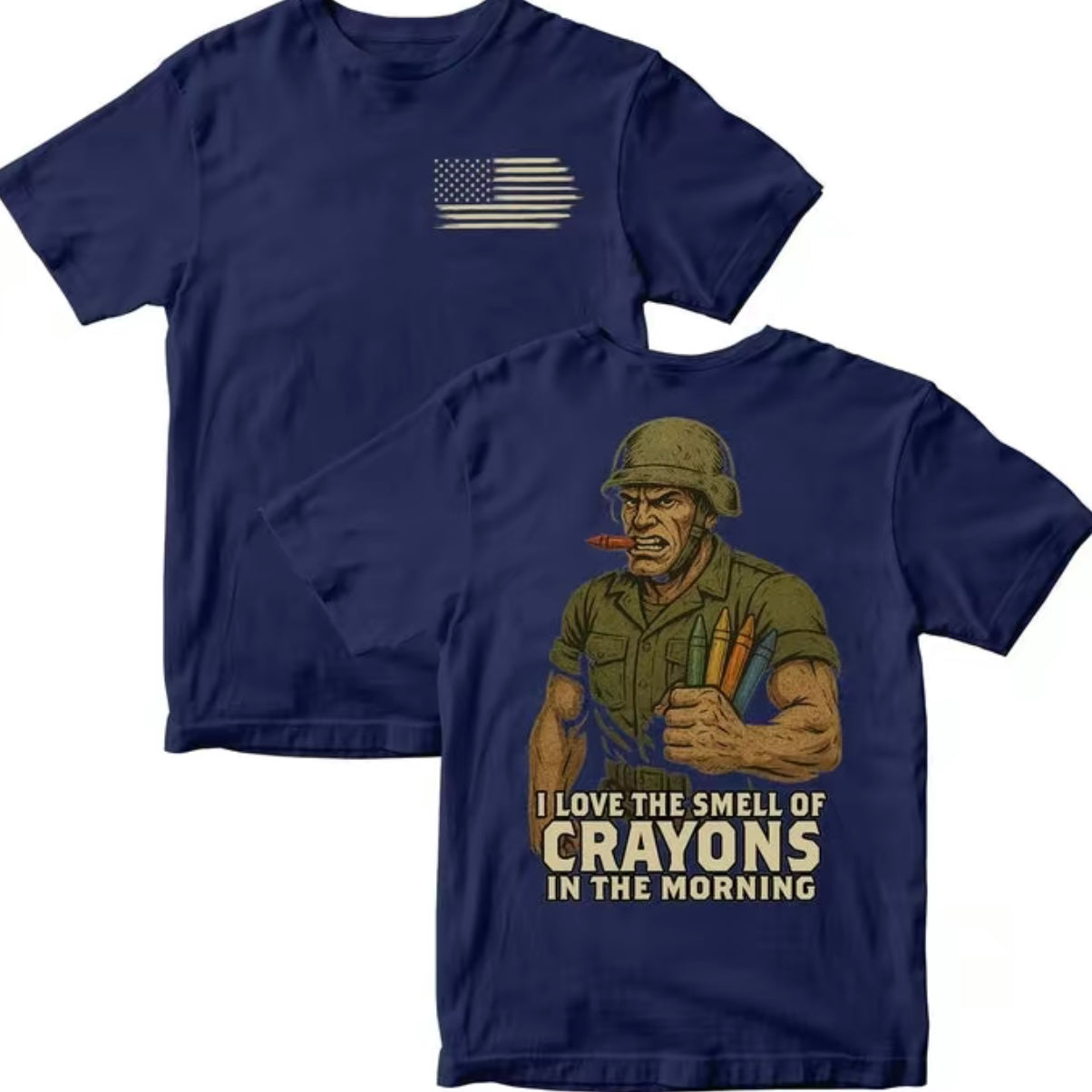 USMC Crayon Eater Funny T-Shirt/Sweatshirt/Hoodie