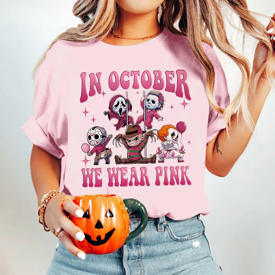 In October we wear pink T-Shirt/Sweatshirt/Hoodie