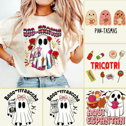 Cute Ghost Boo Halloween Spooky Season T-Shirt/Sweatshirt/Hoodie