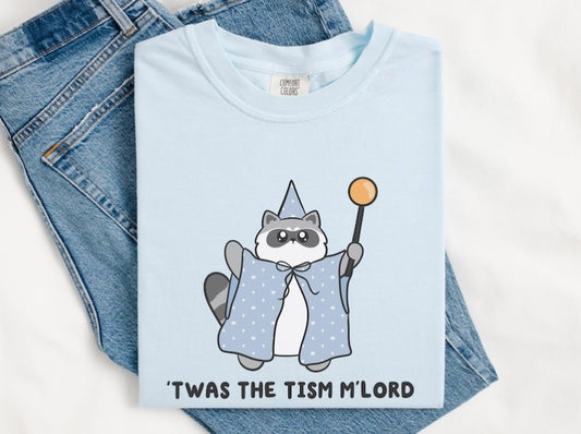 Twas The Tism Mlord Raccoon Comfort Funny Autism Meme T-Shirt/Sweatshirt/Hoodie