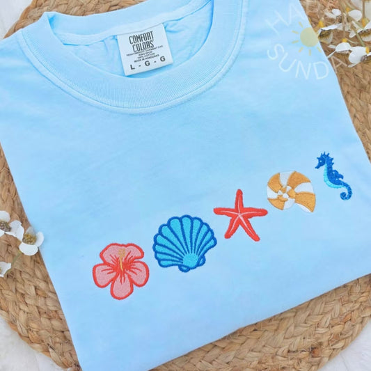 Coastal Icons Embroidered T-Shirt/Sweatshirt/Hoodie