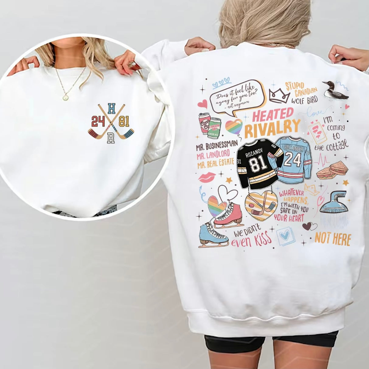 Romance Heated Rivalry Hollanov Couple T-Shirt/Sweatshirt/Hoodie