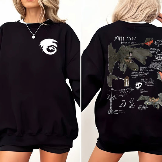 HTTYD Toothless Night Fury Dragon T-Shirt/Sweatshirt/Hoodies