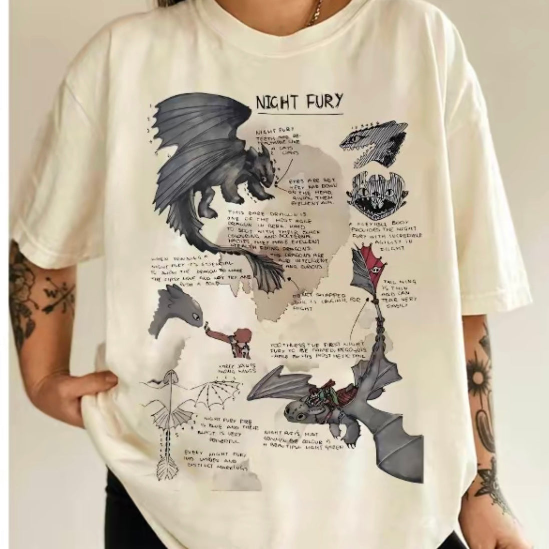 HTTYD Toothless Night Fury Dragon T-Shirt/Sweatshirt/Hoodies