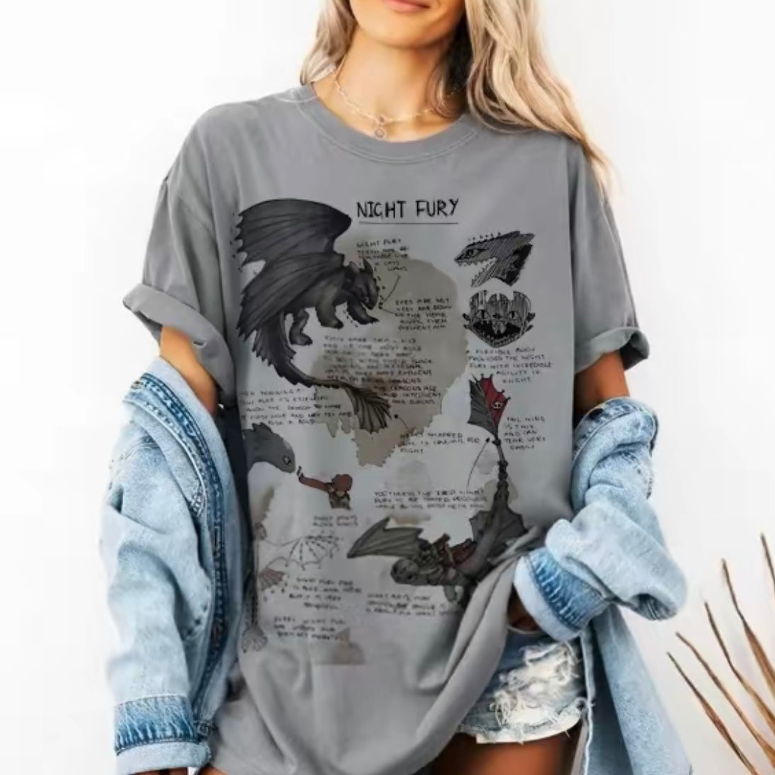 HTTYD Toothless Night Fury Dragon T-Shirt/Sweatshirt/Hoodies