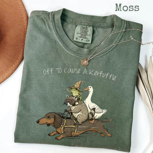 Off To Cause A Kerfuffle Funny T-Shirt/Sweatshirt/Hoodie