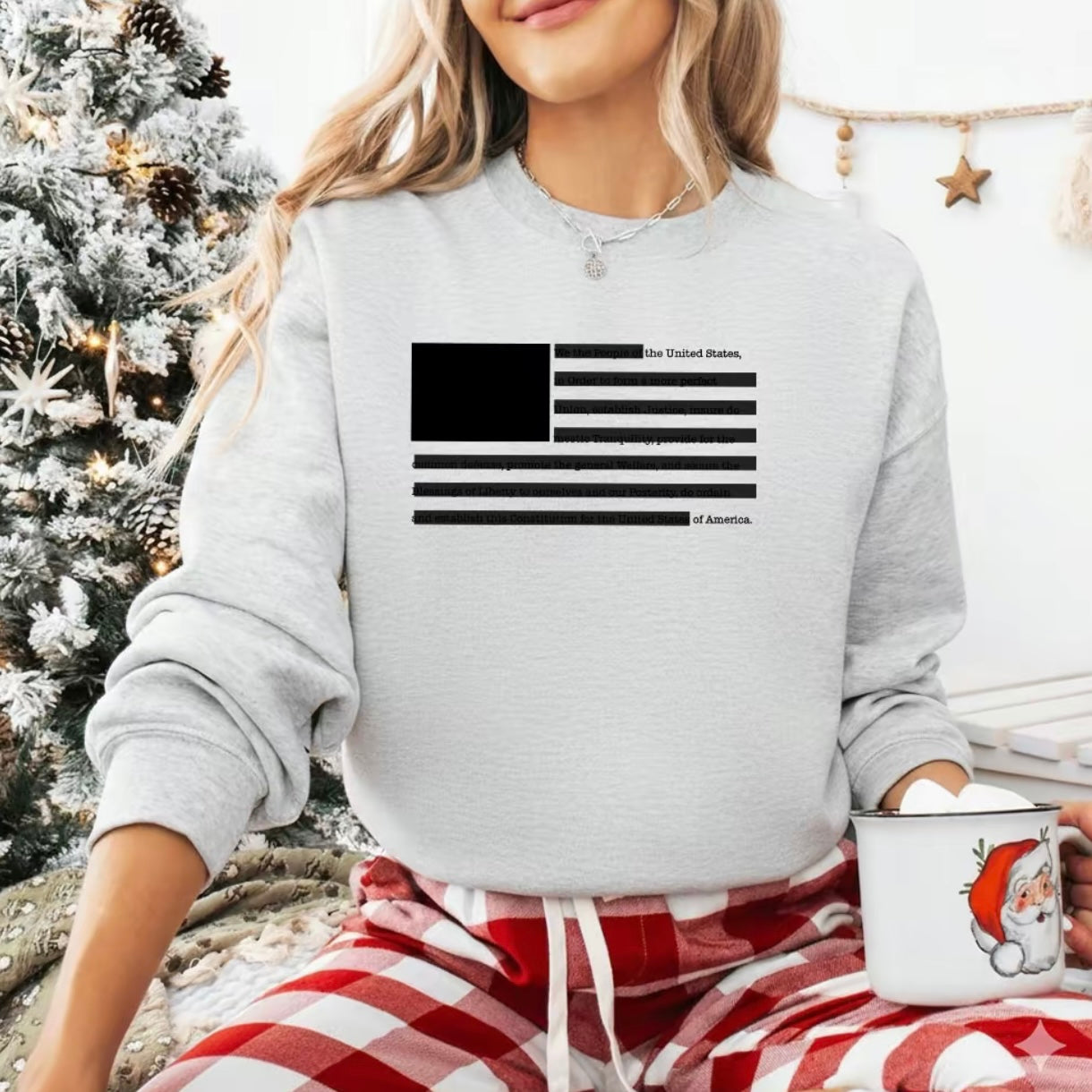 America Flag Redacted T-Shirt/Sweatshirt/Hoodie