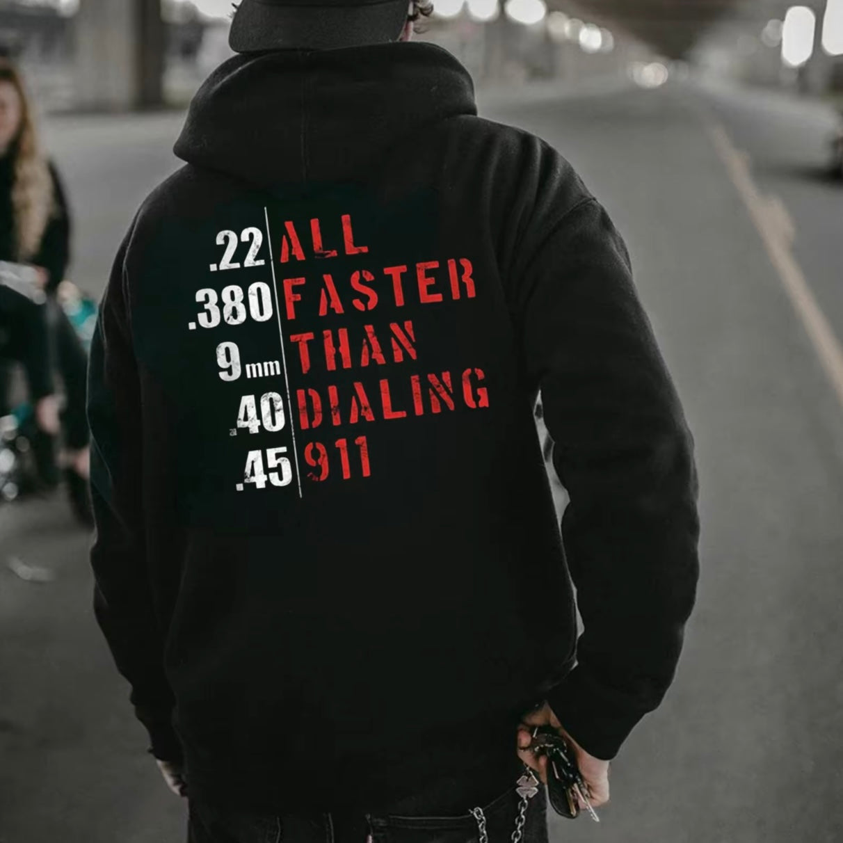 All Faster Than Dialing 911 Funny Gun T-Shirt/Sweatshirt/Hoodie