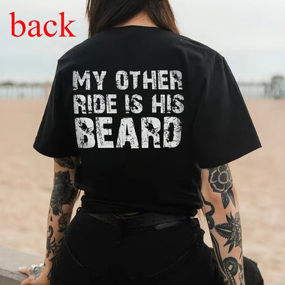 My Other Ride is His Beard Women's T-Shirt/Sweatshirt/Hoodie