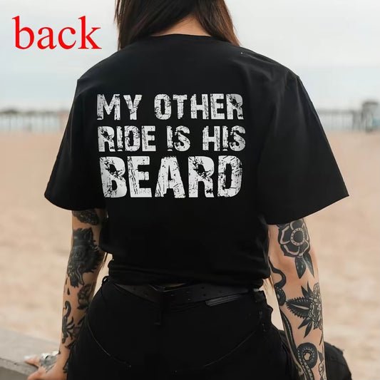 My Other Ride is His Beard Women's T-Shirt/Sweatshirt/Hoodie