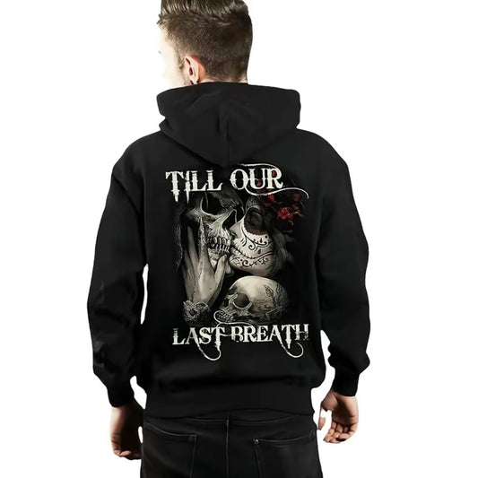 Skull And Rose Couple From Our First Kiss Till Our Last Breath Matching Out Gift T-Shirt/Sweatshirt/Hoodie