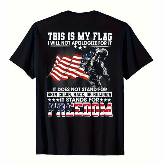 American Flag & Soldier Print T-Shirt/Sweatshirt/Hoodie