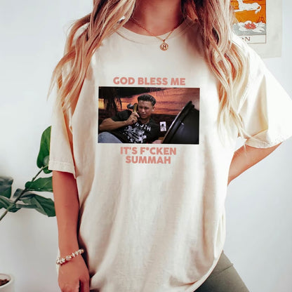 Retro 90's God Bless Me It's F*cken Summah T-Shirt/Sweatshirt/Hoodies