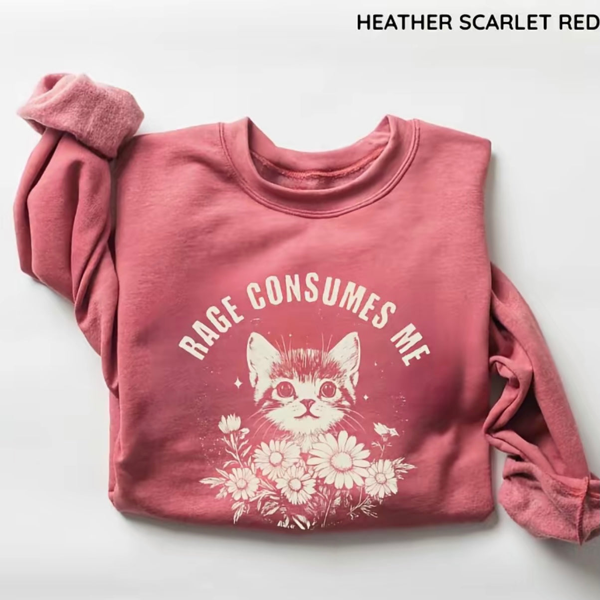 Rage Consumes Me Cute Cat T-Shirt/Sweatshirt/Hoodie