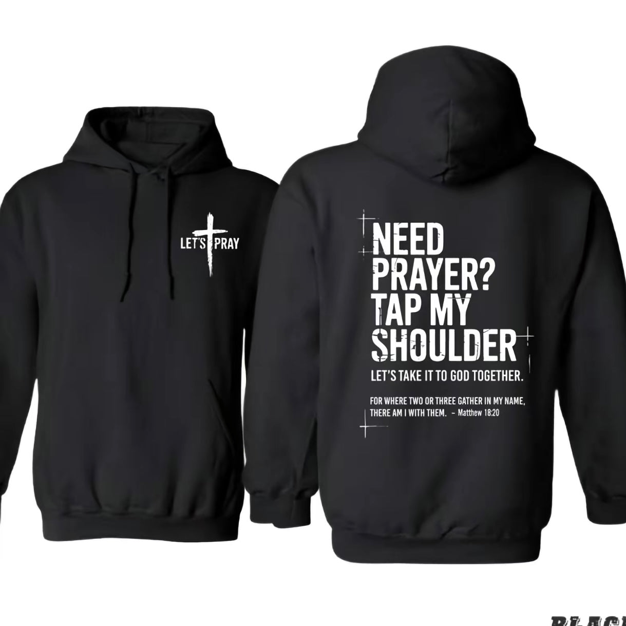 Need Prayer? Tap My Shoulder Christian Faith T-Shirt/Sweatshirt/Hoodie