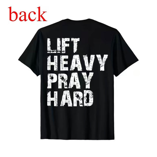 Lift Heavy Pray Hard Christian Gym T-Shirt/Sweatshirt/Hoodie