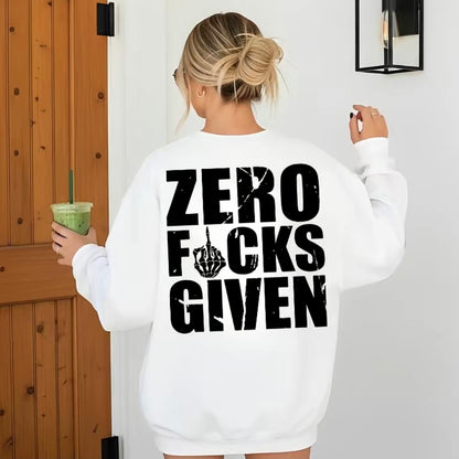 Zero Fucks Given Shirt/Sweatshirt/Hoodie