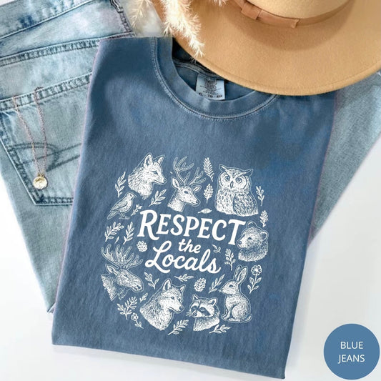 National Park Vintage Respect The Locals Shirt/Sweatshirt/Hoodie
