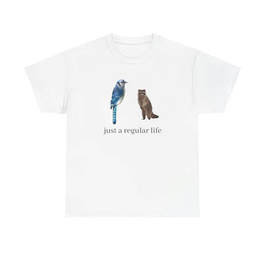 I Just A Regular Life Blue Jay And Raccoon Shirt/Sweatshirt/Hoodie