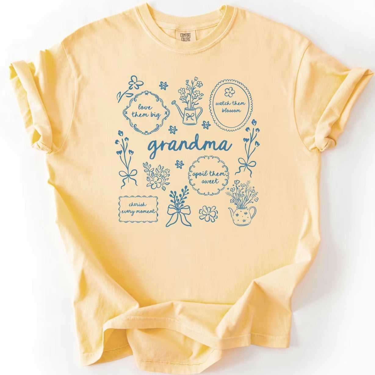 Custom Floral Grandma, Floral Mama, Personalized Mothers Day Gift Shirt/Sweatshirt/Hoodie