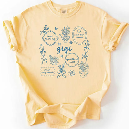 Custom Floral Grandma, Floral Mama, Personalized Mothers Day Gift Shirt/Sweatshirt/Hoodie