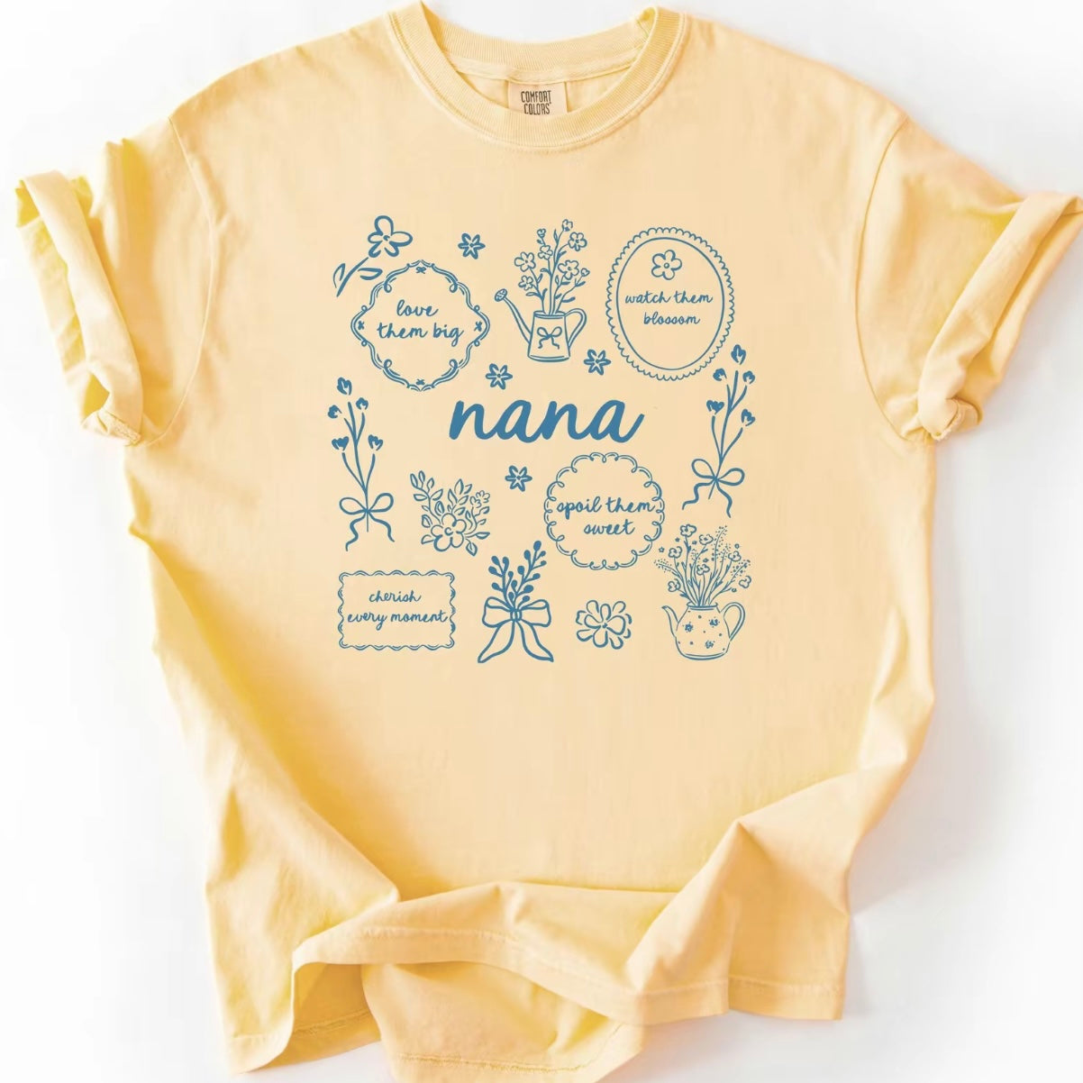 Custom Floral Grandma, Floral Mama, Personalized Mothers Day Gift Shirt/Sweatshirt/Hoodie